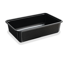 Black Plastic Container